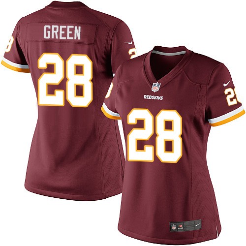Women's Elite Darrell Green Nike Jersey Burgundy Red Home - #28 NFL Washington Redskins